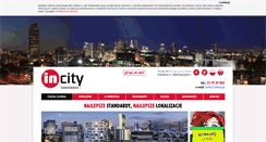 Desktop Screenshot of incity.com.pl